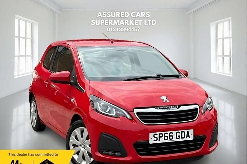 Red Used 2016 Peugeot 108 Active Hatchback | £3,995 (Fair price) - Image 1/1