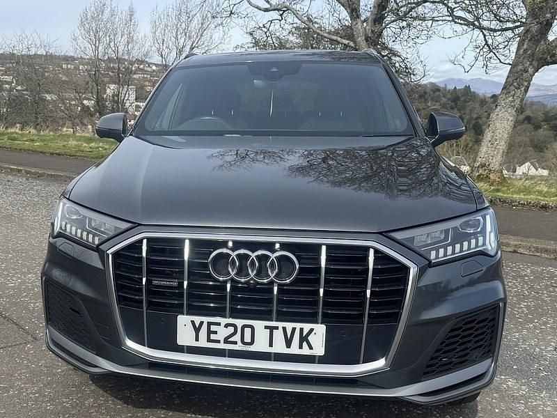Begagnad Audi Q7 S-Line 286 HK (210 kW) 2020 Grå SUV