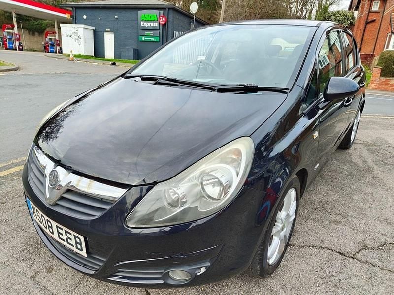 Used Vauxhall Corsa 79 HP (58 kW) 2008 Black Hatchback
