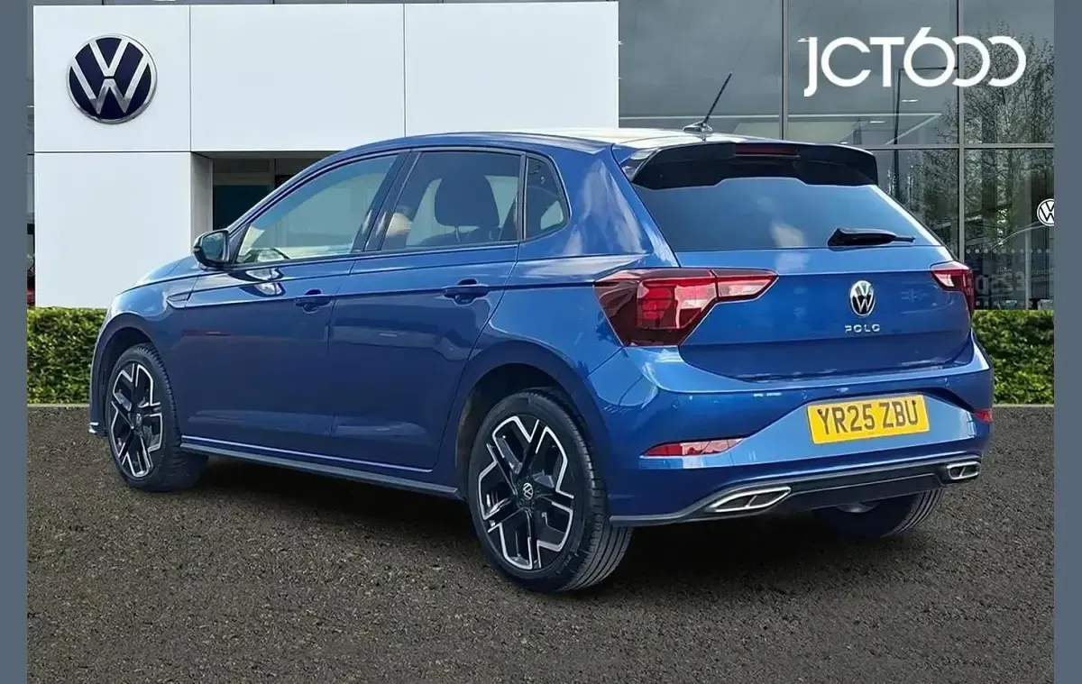 Used VW Polo R-line 95 HP (69 kW) 2025 Blue Hatchback