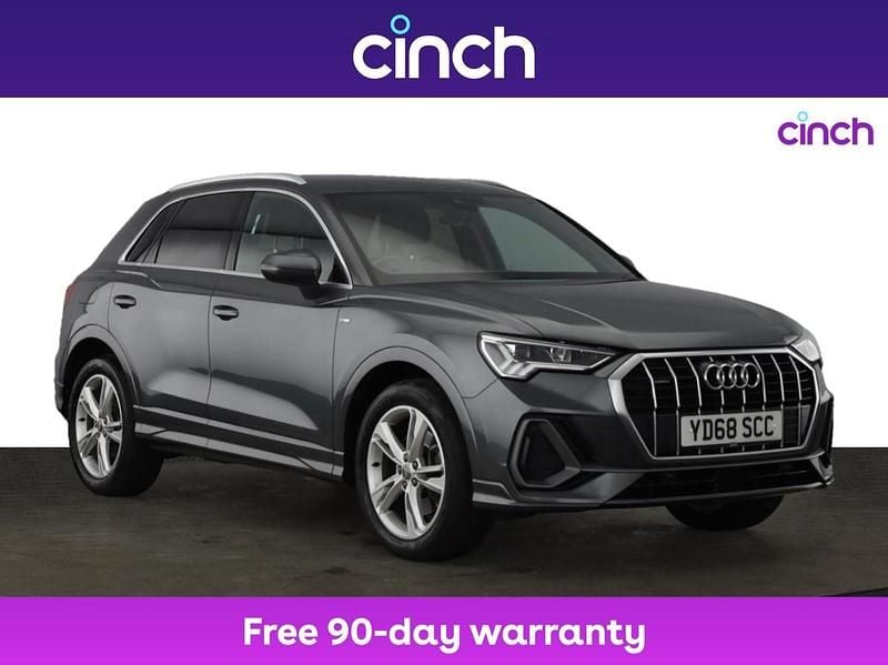 Grey Used 2019 Audi Q3 S-Line SUV | £21,199 (Good price) - Image 1/3