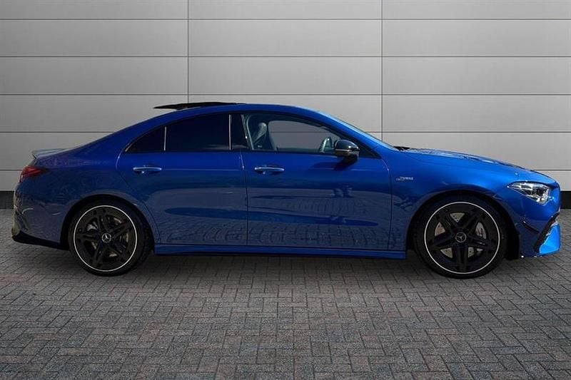 Used Mercedes CLA35 AMG Premium Plus 306 HP (225 kW) 2025 Spectral blue Sedan