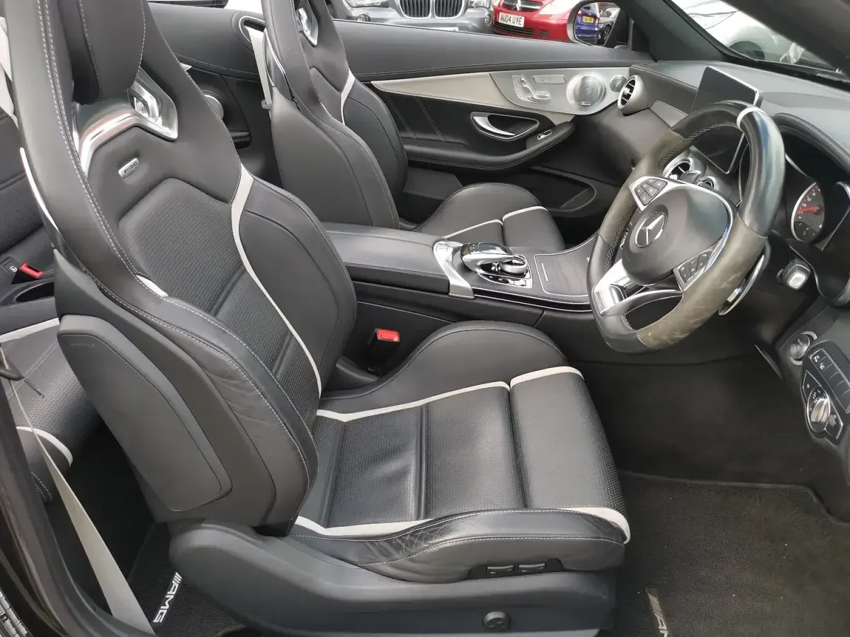 Used Mercedes C63S AMG Premium 2017 Black Cabriolet