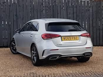 Used Mercedes A200 AMG line 163 HP (119 kW) 2020 Silver Hatchback
