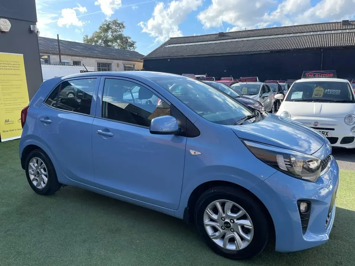 Used Kia Picanto 2017 Blue Hatchback