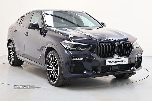 Black Used 2021 BMW X6 M Sport SUV | £39,950 (Fair price) - Image 1/4
