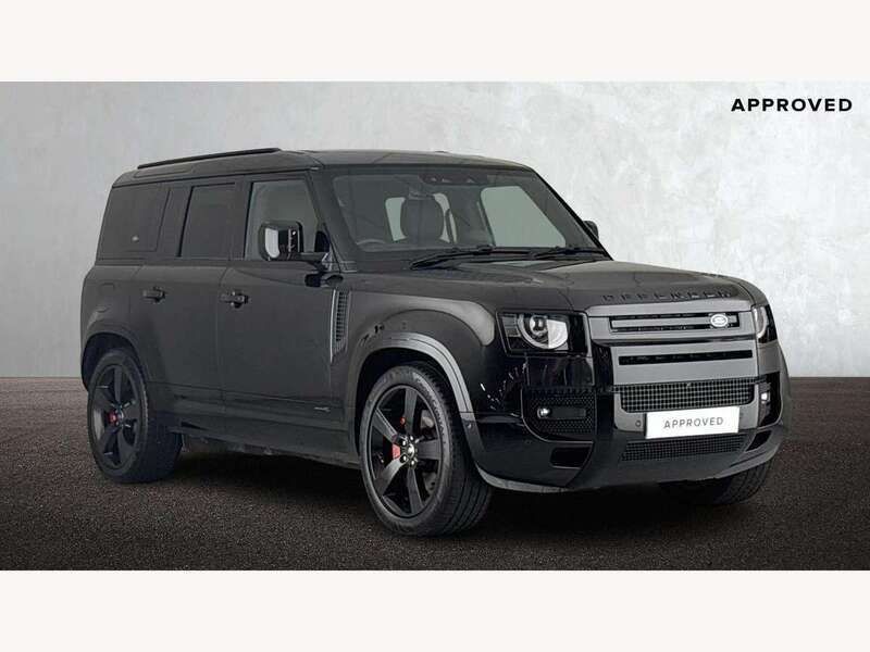 Santorini black Used 2024 Land Rover Defender SUV | £72,595 (Expensive) - Image 1/4