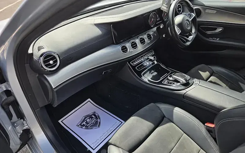 Used Mercedes E350 AMG line 258 HP (189 kW) 2017 Silver Sedan
