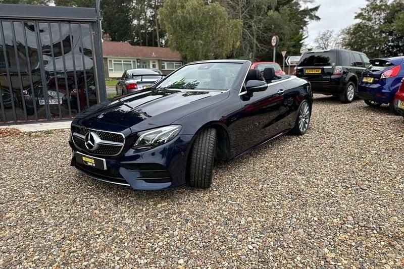Blue Used 2019 Mercedes E220 AMG line Cabriolet | £23,995 (Expensive) - Image 1/1