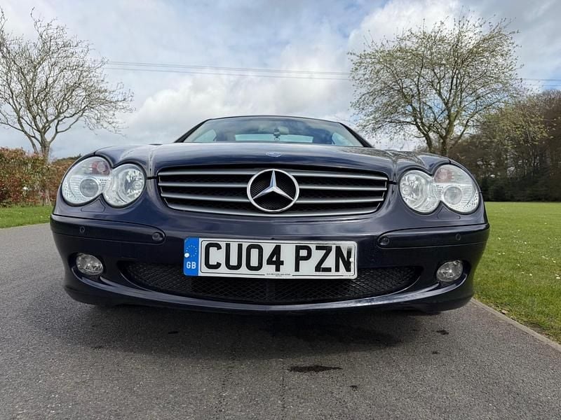 Used Mercedes SL350 2004 Blue Cabriolet
