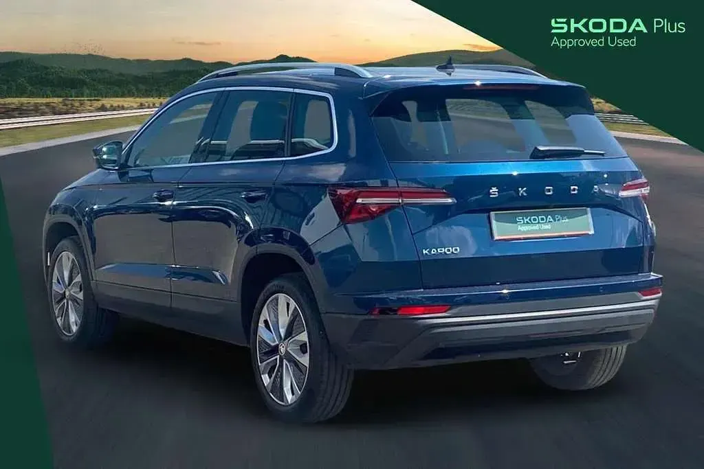 Used Skoda Karoq SE L 150 HP (110 kW) 2023 Petrol blue metallic SUV