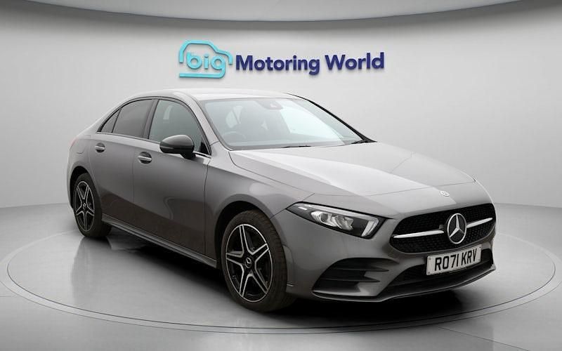 Used Mercedes A250 AMG line 259 HP (190 kW) 2021 Grey Sedan