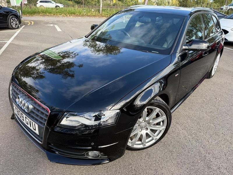 Used Audi A4 S-Line 211 HP (155 kW) 2009 Black Estate