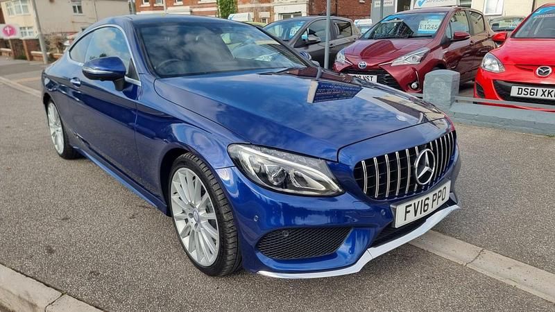 Used Mercedes C250 AMG Line Premium 2016 Blue Coupe