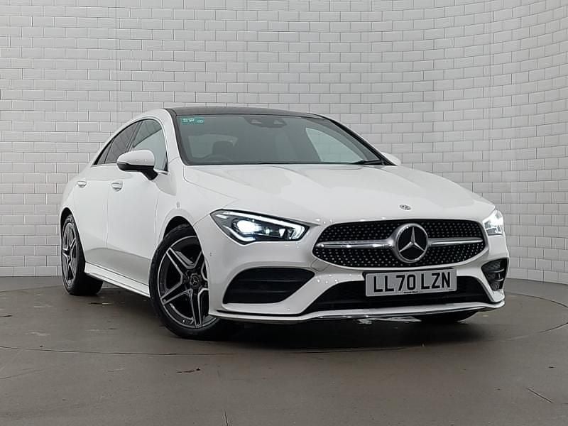 White Used 2020 Mercedes CLA180 AMG Line Premium Plus Sedan | £26,498 (A bit pricey) - Image 1/4