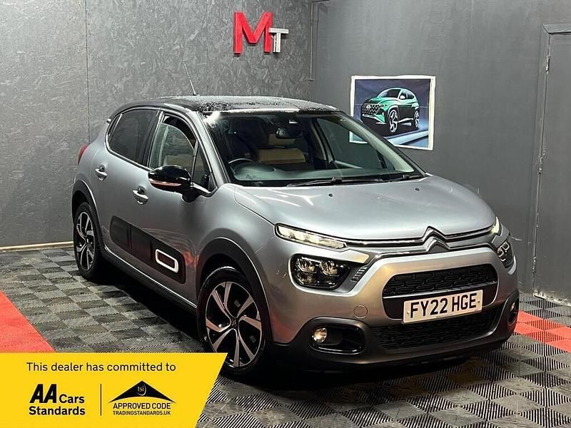 Grey Used 2022 Citroën C3 Shine Hatchback | £7,490 (Good price) - Image 1/3