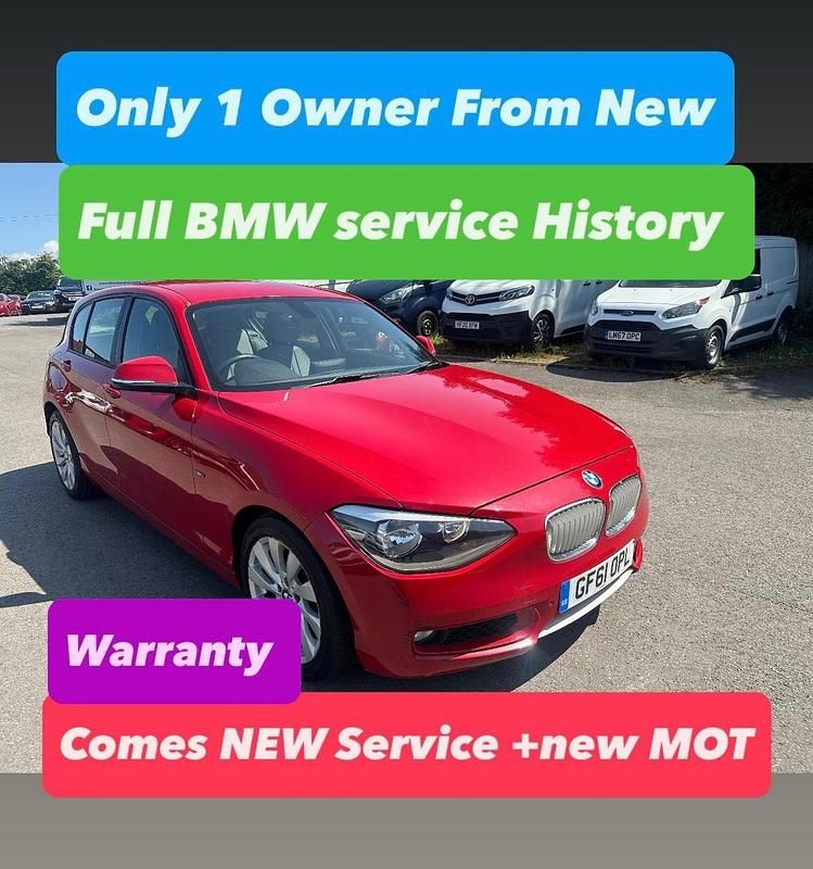 Used BMW 120 Comfort Edition 2011 Red Hatchback