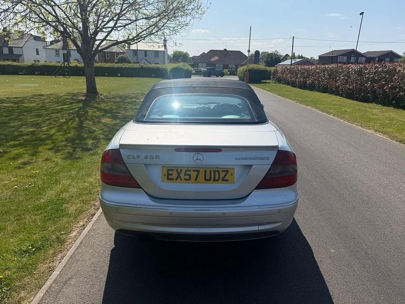 Used Mercedes CLK200 2007 Silver Cabriolet
