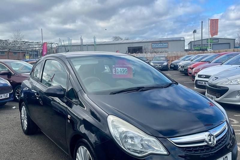 Used Vauxhall Corsa Excite 2011 Black Hatchback