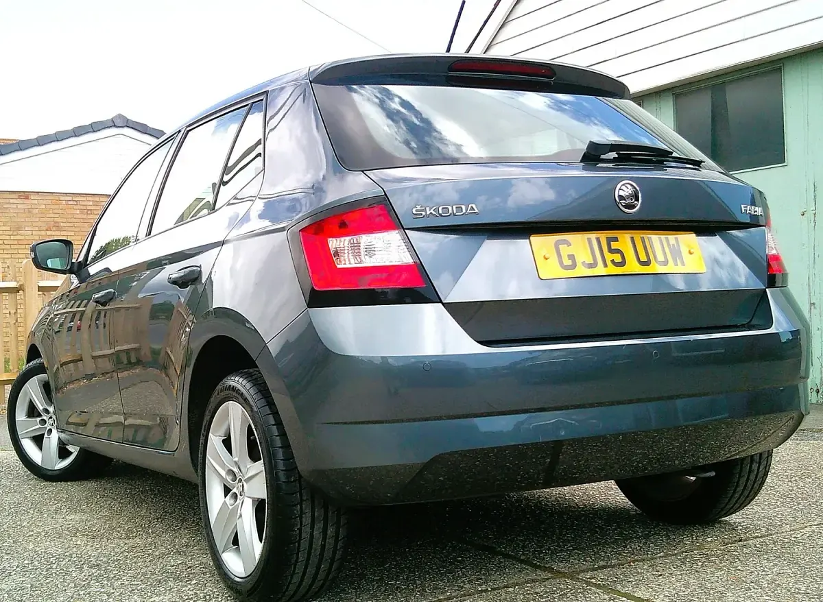 Used Skoda Fabia SE L 90 HP (66 kW) 2015 Grey Hatchback