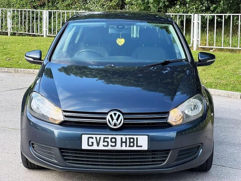 Used VW Golf VI SE 105 HP (77 kW) 2009 Blue Hatchback
