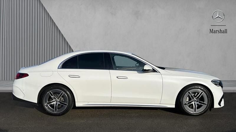 Used Mercedes E220 Advanced 197 HP (144 kW) 2025 Manufaktur opalite white bright