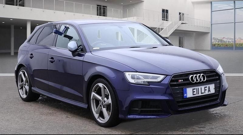 Blue Used 2018 Audi S3 Sportback Black Edition Hatchback | £23,499 - Image 1/4