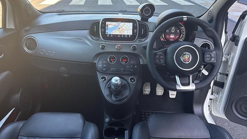 White Used 2021 Abarth 595C Turismo Cabriolet | £15,481 - Image 1/4