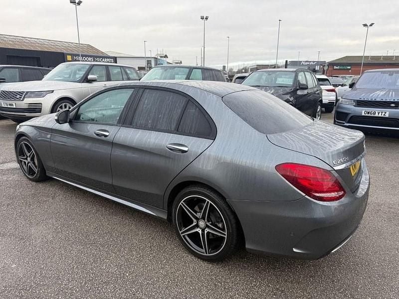 Used Mercedes C250 AMG line 204 HP (150 kW) 2017 Grey Sedan