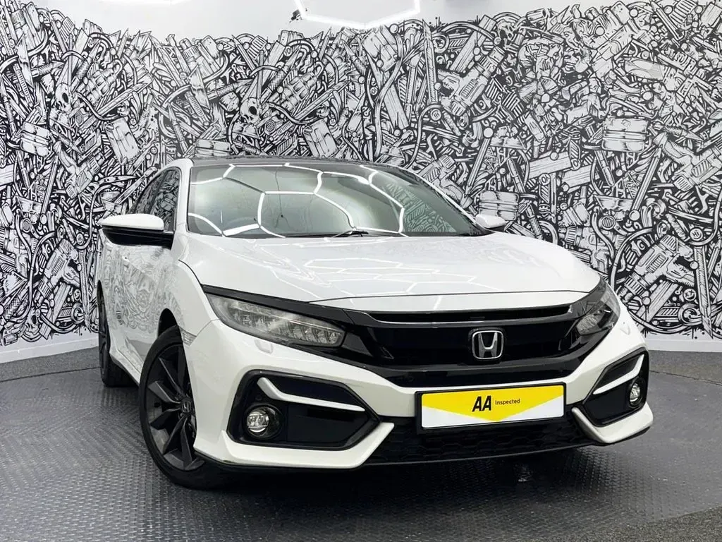 Used Honda Civic EX 126 HP (92 kW) 2021 White Hatchback