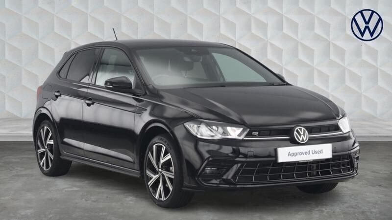 Black Used 2023 VW Polo R-line Hatchback | £18,900 (Fair price) - Image 1/4