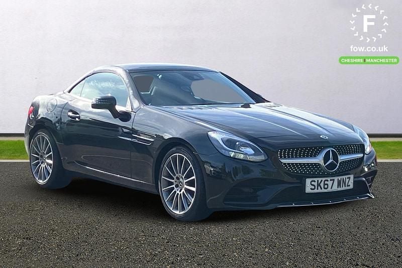 Black Used 2017 Mercedes SLC200 AMG line Cabriolet | £16,899 (Fair price) - Image 1/3