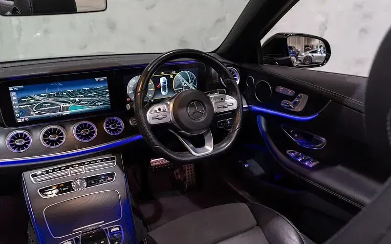Used Mercedes E400 AMG line 340 HP (250 kW) 2019 Black Cabriolet