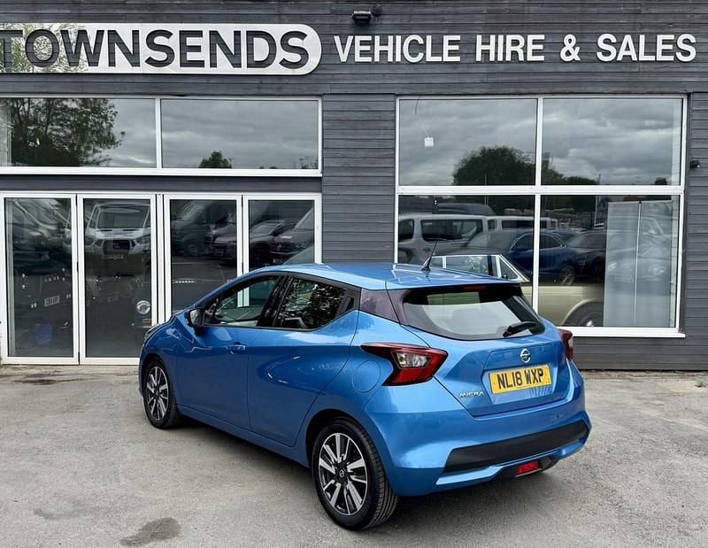 Used Nissan Micra Acenta Limited Edition 90 HP (66 kW) 2018 Blue Hatchback