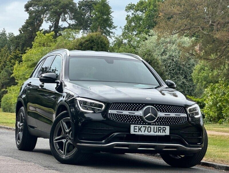 Black Used 2020 Mercedes GLC220 AMG line Estate | £23,995 (Good price) - Image 1/4