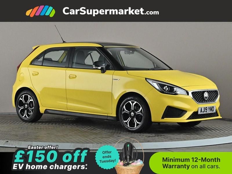 Used MG MG3 Excite 106 HP (77 kW) 2019 Yellow Hatchback