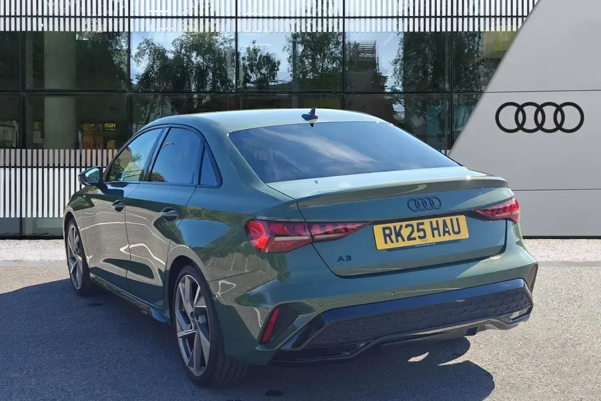 Used Audi A3 Black Edition 2025 Green Sedan