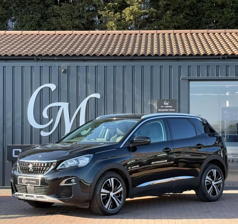 Black Used 2017 Peugeot 3008 Allure Hatchback | £9,990 (Fair price) - Image 1/4