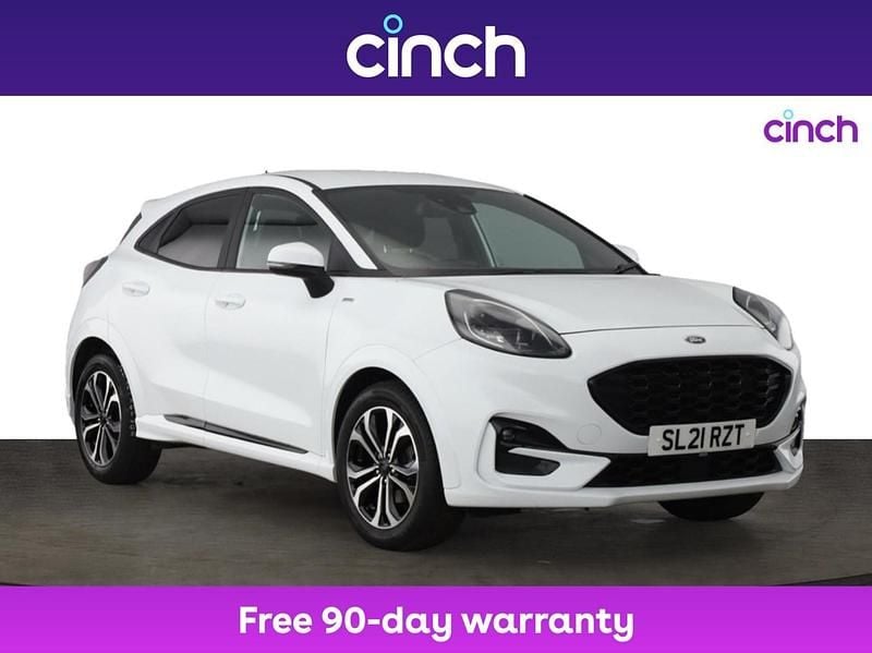 White Used 2021 Ford Puma Gen-E ST-Line Hatchback | £14,389 - Image 1/3