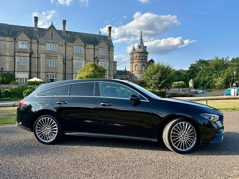 Used Mercedes CLA250e Shooting Brake AMG line 2023 Obsidian black Estate