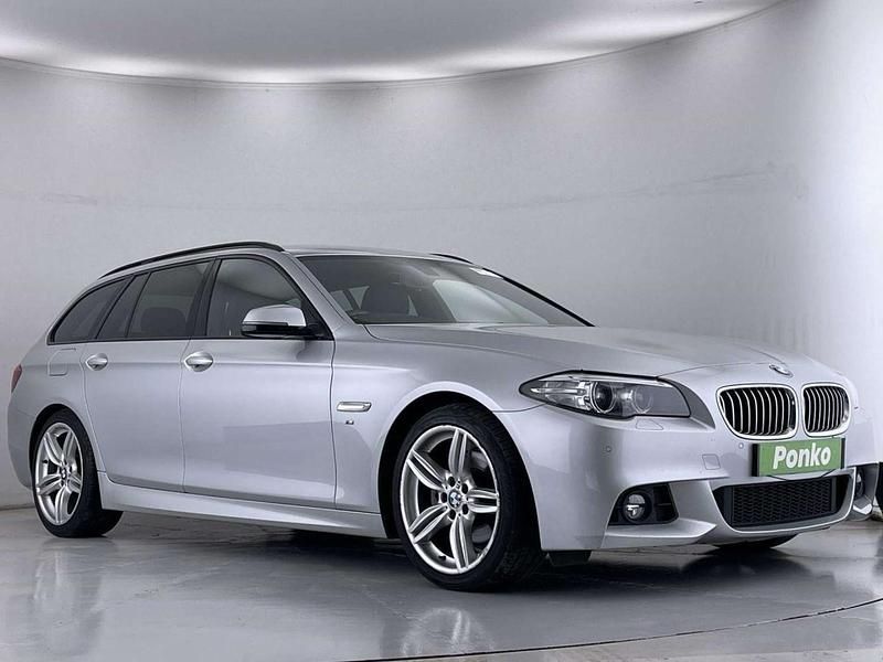 Silver Used 2014 BMW 520 M Sport Estate | £11,910 (Expensive) - Image 1/3