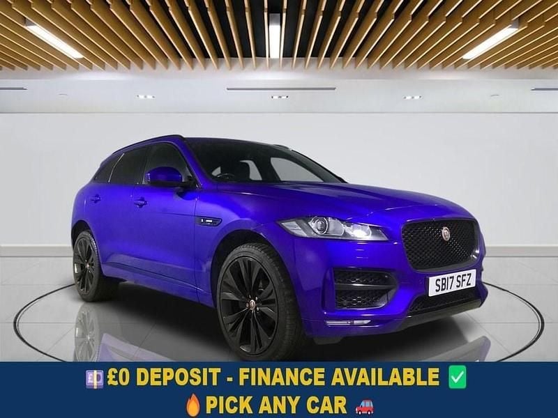 Blue Used 2017 Jaguar F-Pace R-Sport SUV | £14,949 (Fair price) - Image 1/4