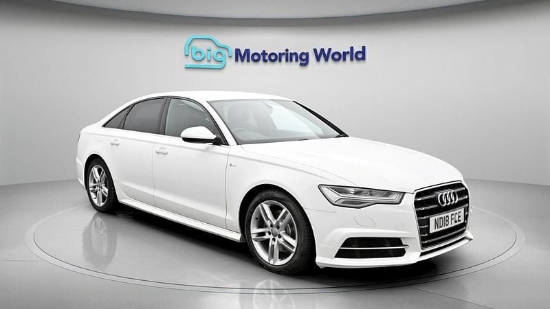 Used Audi A6 S-Line 190 HP (139 kW) 2018 White Sedan