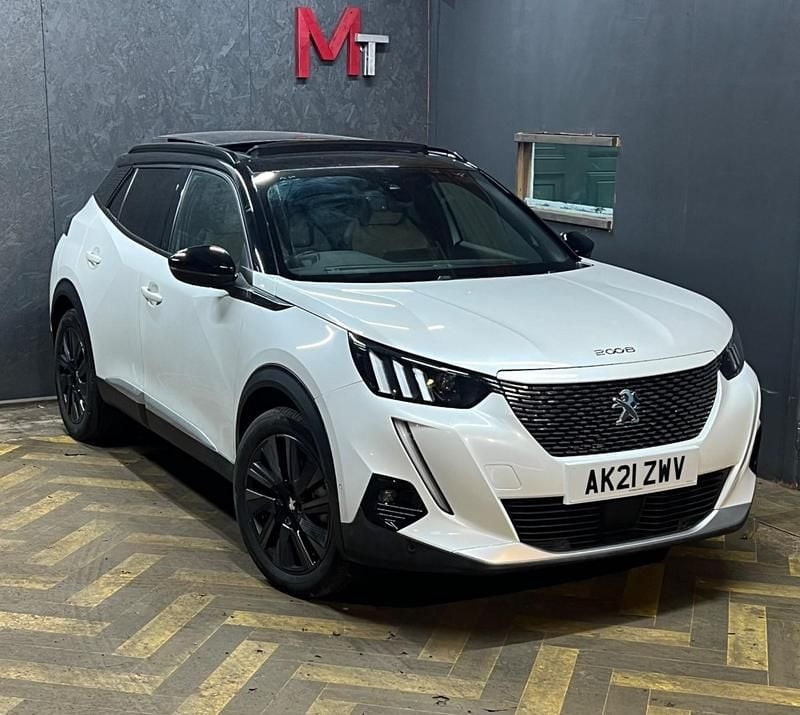 White Used 2021 Peugeot e-2008 Premium SUV | £9,990 (Super price) - Image 1/4