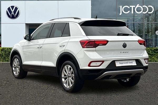 Used VW T-Roc Match 150 HP (110 kW) 2024 White SUV