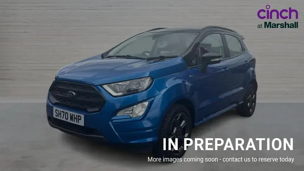Used Ford Ecosport ST-Line 125 HP (91 kW) 2020 Blue SUV