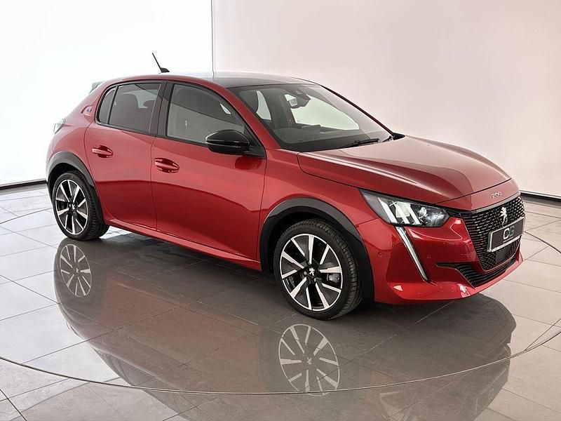 Used Peugeot e-208 GT 98 kW (134 HP) 2022 Red Hatchback