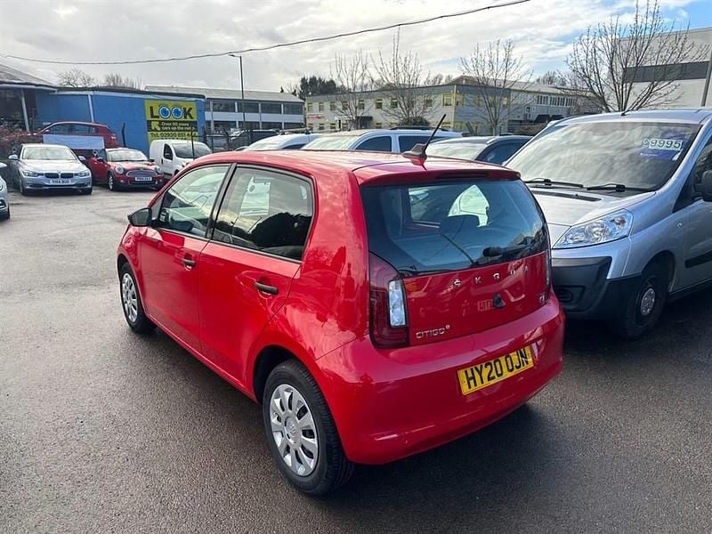 Used Skoda Citigo-e IV SE 61 kW (83 HP) 2020 Red Hatchback