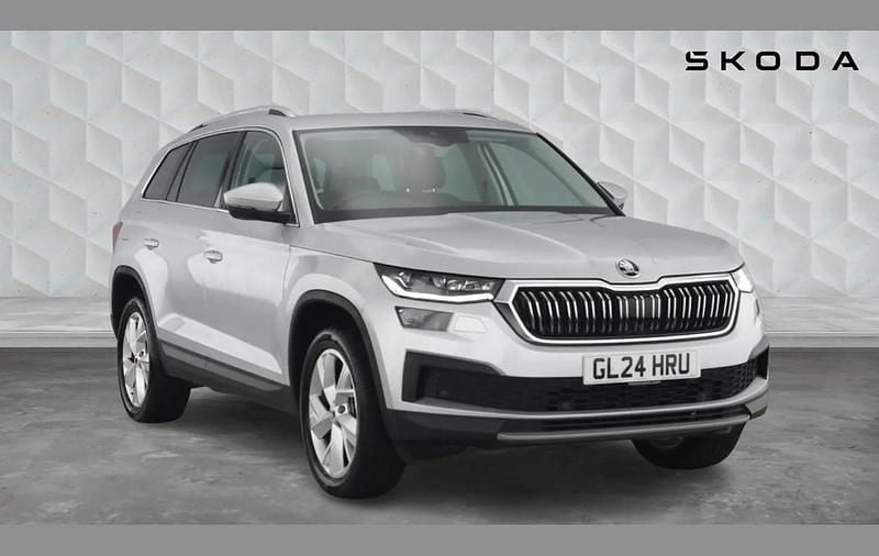 Brilliant silver metallic Used 2024 Skoda Kodiaq SE L Executive SUV | £28,500 (Good price) - Image 1/4