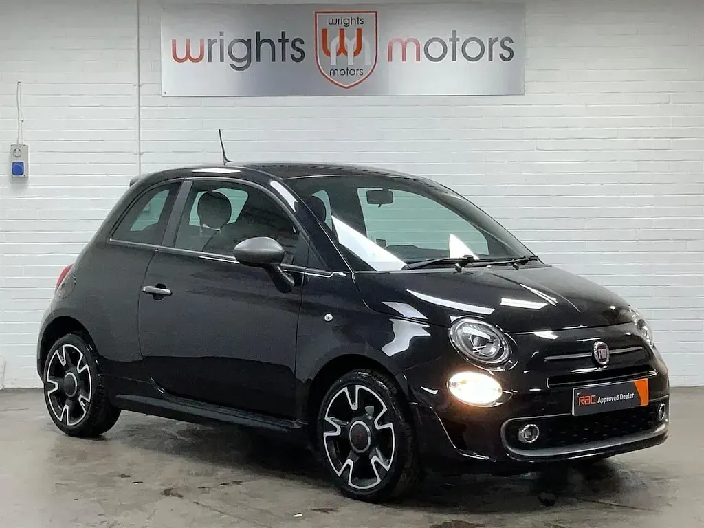 Used Fiat 500 S 69 HP (50 kW) 2017 Black Hatchback
